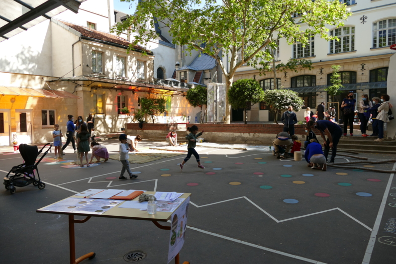 Weekend de chantier participatif à l'école élémentaire Quatre Fils