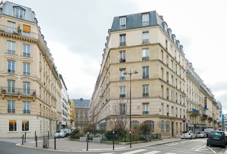 Les rues Primatice et Véronèse