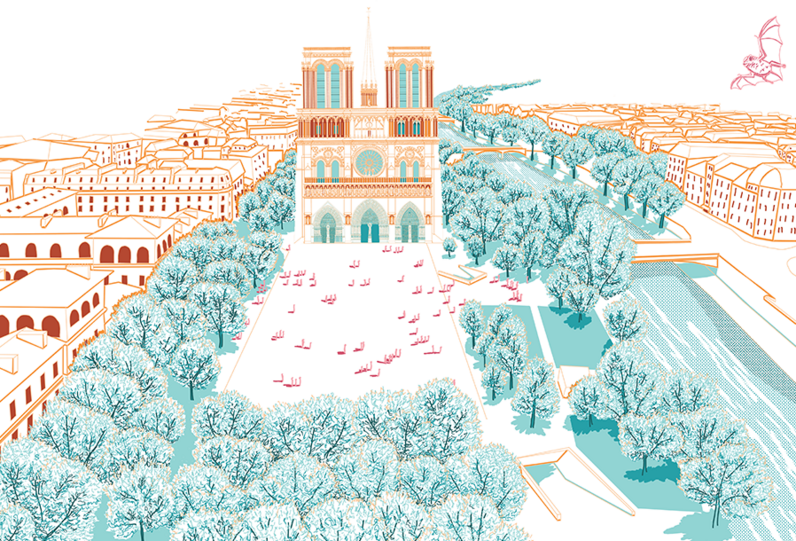 Extrait de la palissade « Où poussent les pierres »