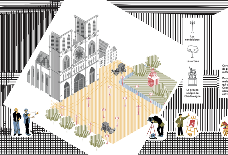 Extrait de la palissade « Battre le pavé tant qu'il est temps »