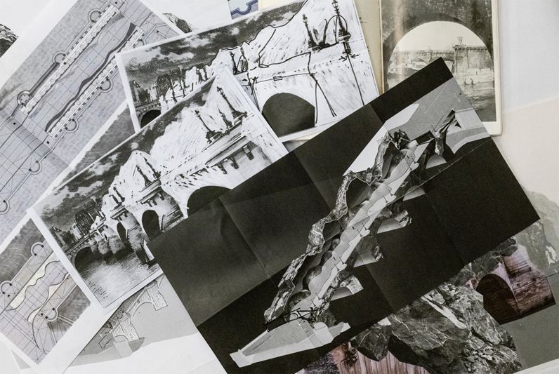 Études préparatoires pour La Caverne du Pont Neuf Photo