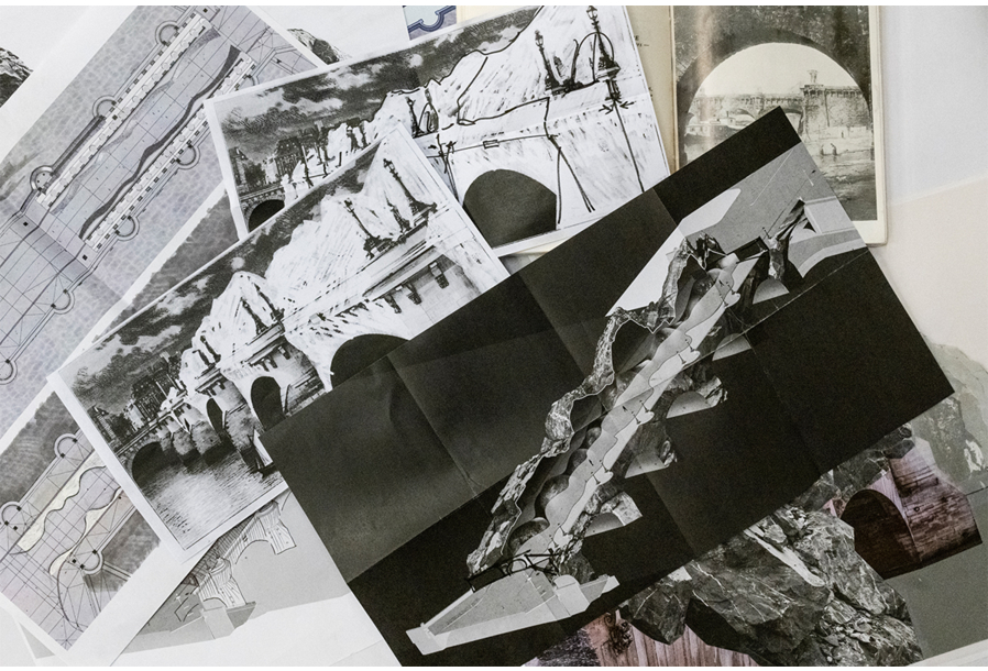 Études préparatoires pour La Caverne du Pont Neuf Photo