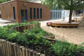 Jardin botanique, école élémentaire Maryse Hilsz - Paris 20e