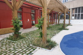 Pergola, école élémentaire Emile Levassor - Paris 13e