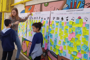 Atelier de co-conception à l'école élémentaire Olivier Métra, Paris 20