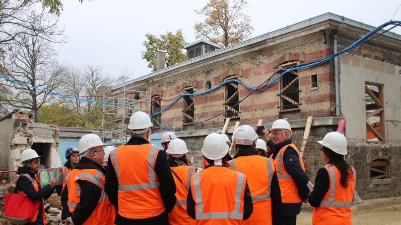 Visite du chantier du musée de la LIbération