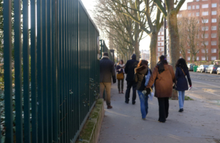 Marche exploratoire à la Porte de Montreuil