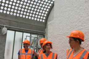 Visite de chantier de la piscine des Amiraux 2017