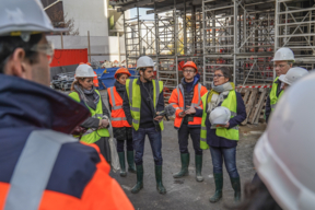 Visite du chantier du conservatoire Vandal