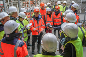 Visite du chantier du conservatoire Vandal